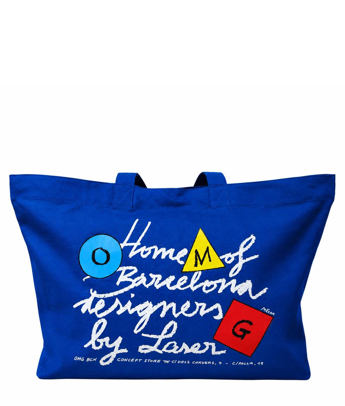 Tote Bag OMG BCN by Laser - Azul