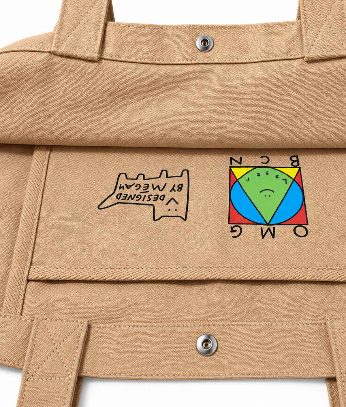 Tote Bag OMG BCN by Laser - Kraft