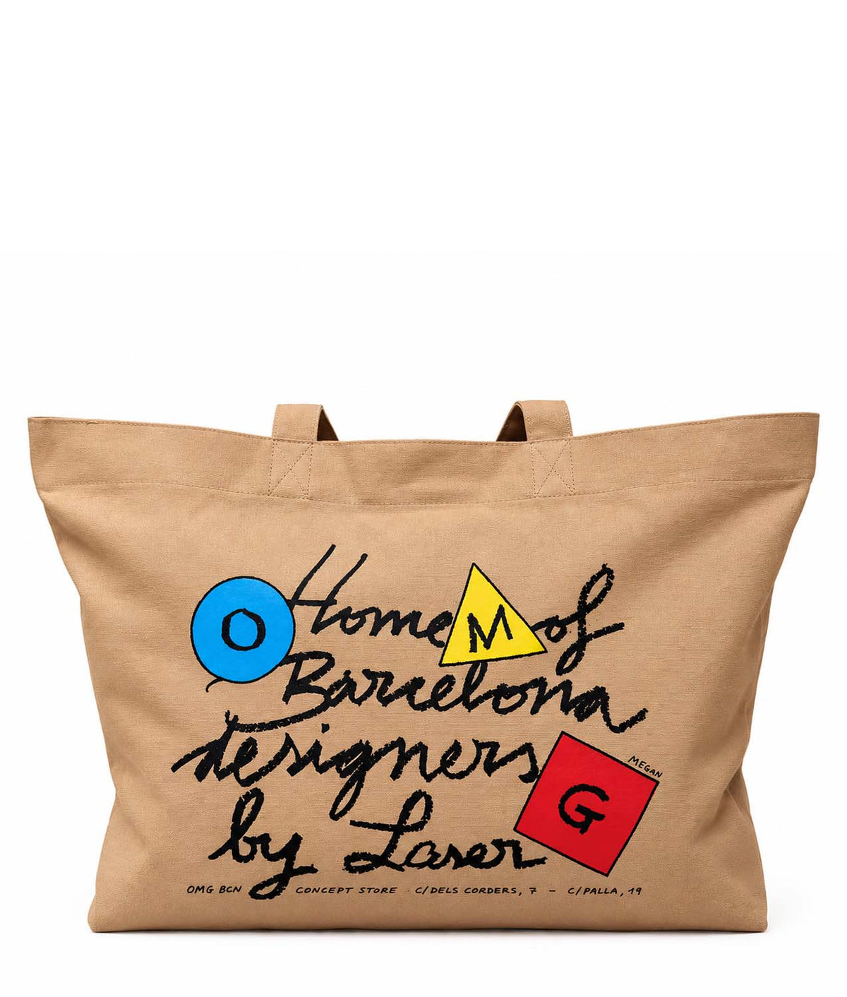 Tote Bag OMG BCN by Laser - Kraft