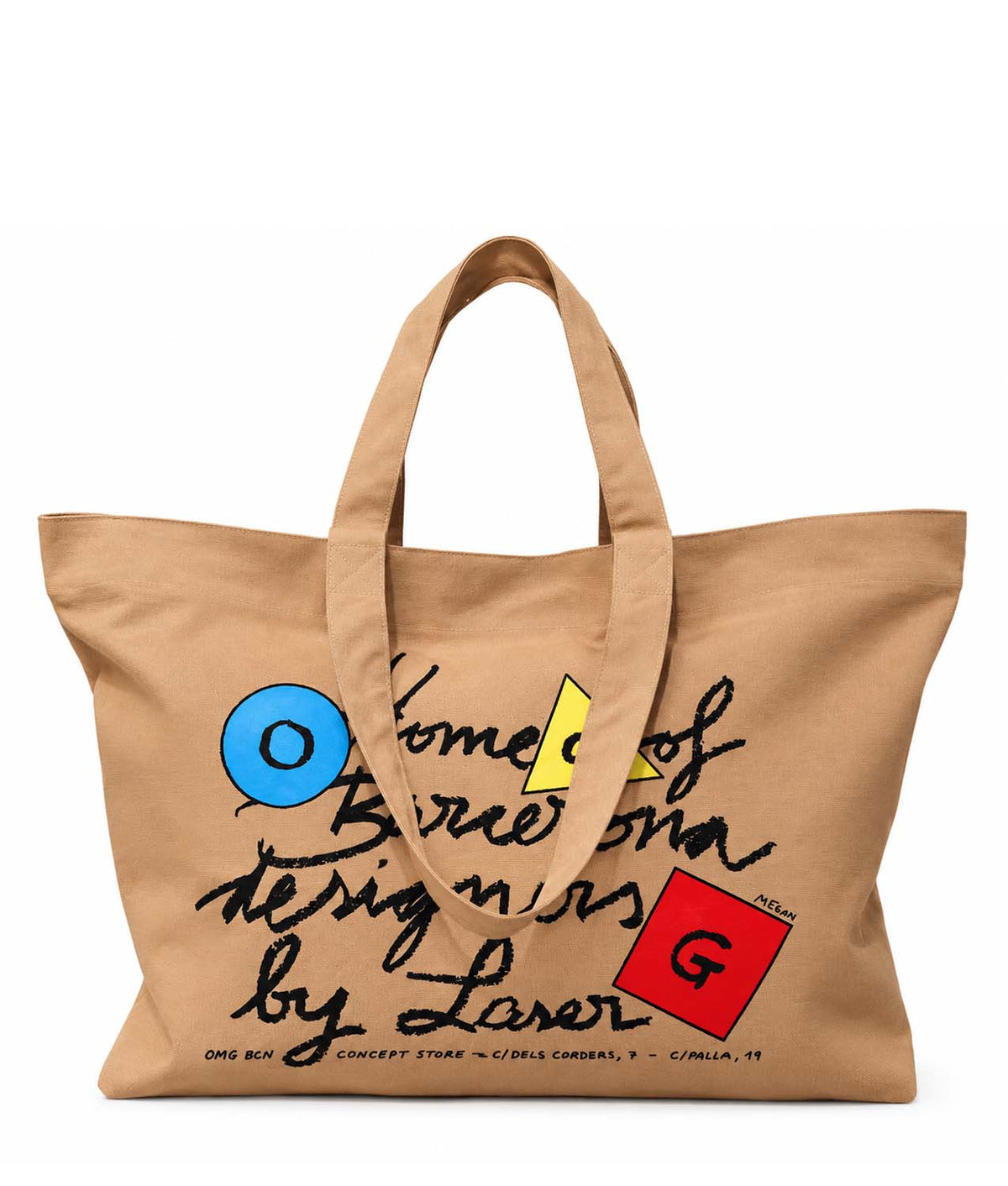 Tote Bag OMG BCN by Laser - Kraft